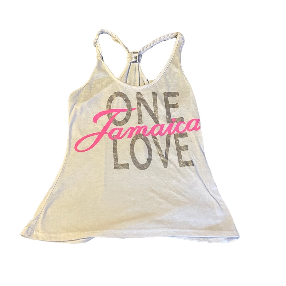 One love Jamaica racer back tank top